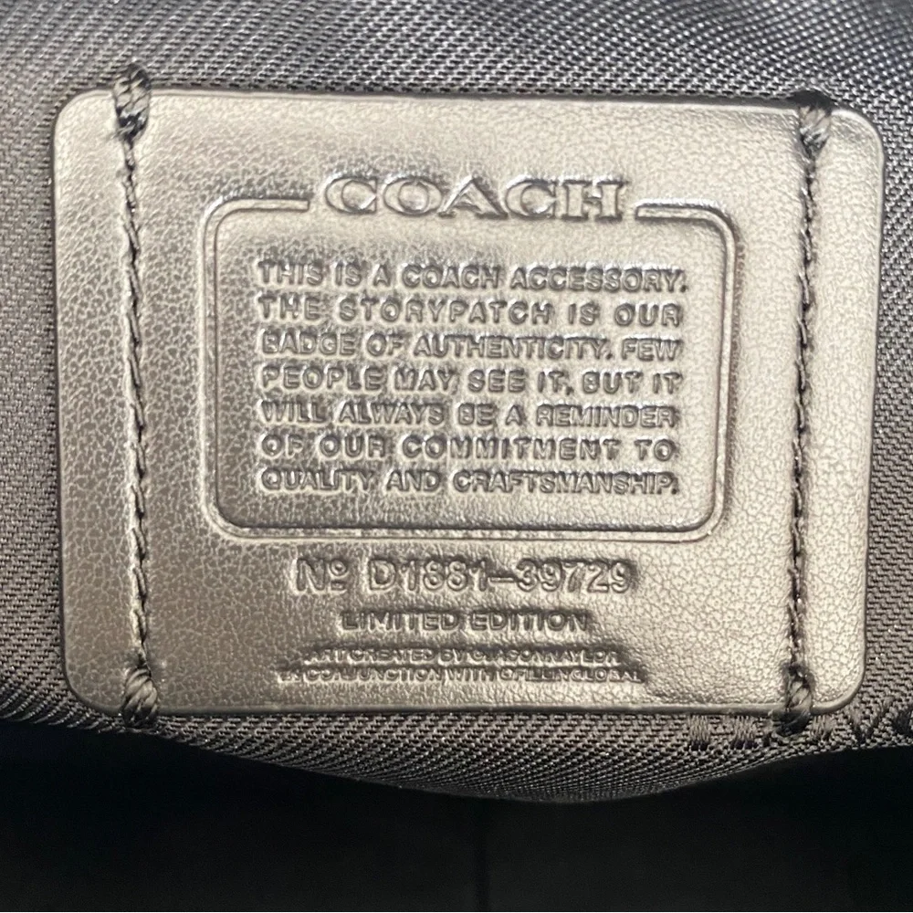 Coach Love Academy Leather Clutch by Jason Naylor